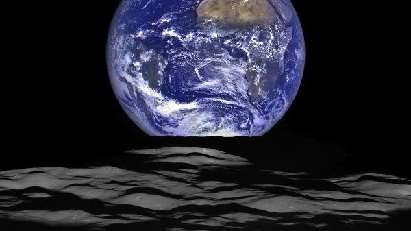 NASA image of the Earth from the Lunar Reconnaissance Orbiter