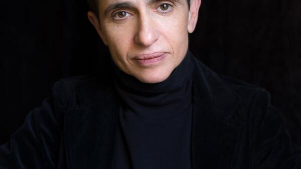 Portrait of Russian-American journalist Masha Gessen.