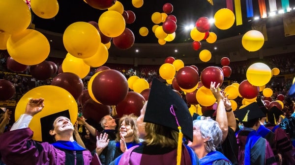 Students graduating