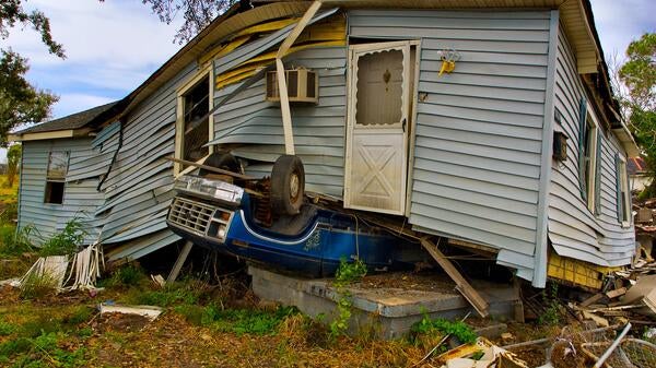 Hurricane, house, damage, debris, Unsplash,