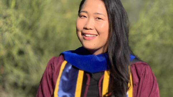 Portrait of ASU doctoral graduate HyeJung Park.