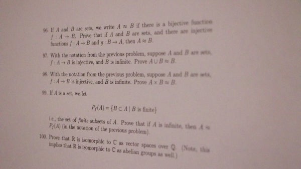 A math problem on a sheet of paper.