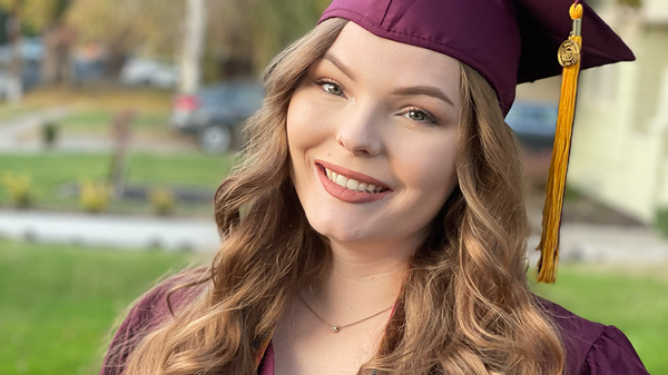 Portrait of ASU grad Maura King