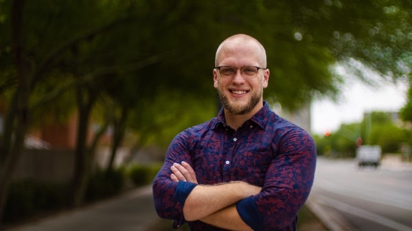 Portrait of Scott King, ASU psychology graduate student.