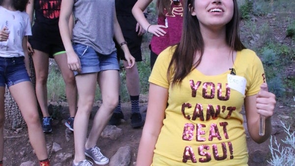 Breanna Carpenter (right) and other Next Generation Service Corps members 