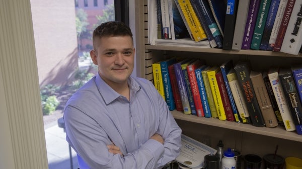 Matthew Green in his office