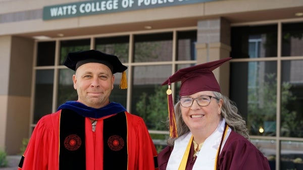 William Terrill, Gretchen Kane, Pottsville, Pennsylvania, May 2022, graduation, Watts College