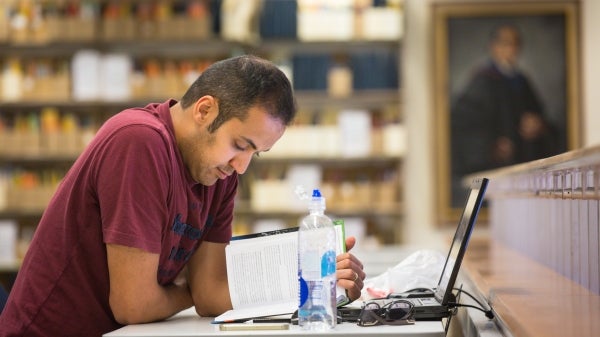 Salim Moslehi at Hayden Library