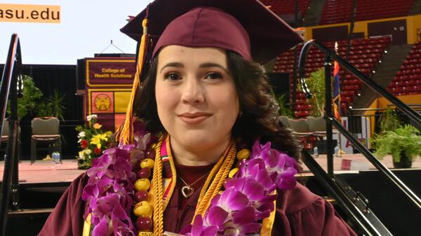 Portrait of ASU graduate Suzzel Alberto.