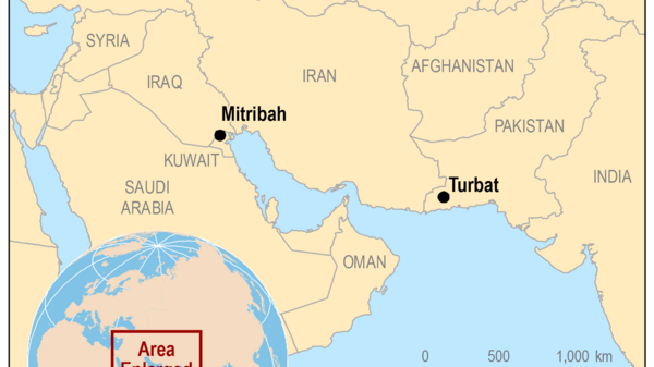 Middle East map