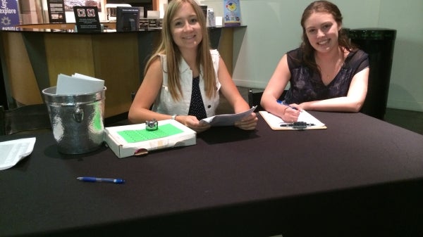 ASU Cronkite students Kelsey Hess and Chloe Nordquist