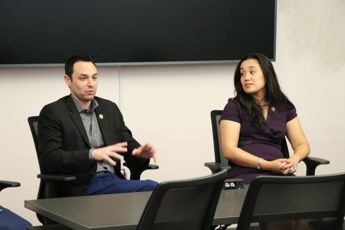 State Sen. J.D. Mesnard and State Rep. Junelle Cavero