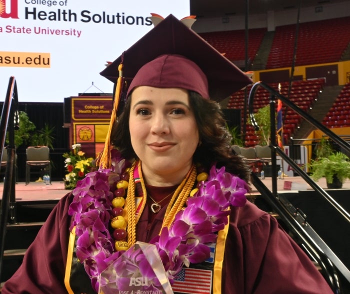 Portrait of ASU graduate Suzzel Alberto.