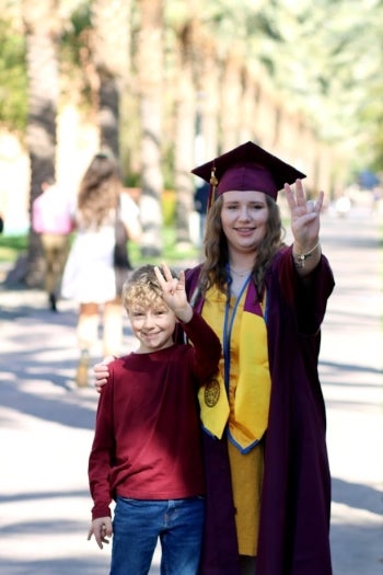 Candice Smith and son Patrick