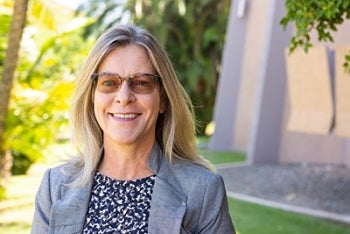 Portrait of ASU faculty Tamera Schneider.