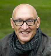 Man with scarf and glasses