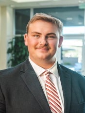 Young man smiling