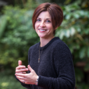 Headshot of Sarah Lindstrom Johnson, associate professor in the Sanford School