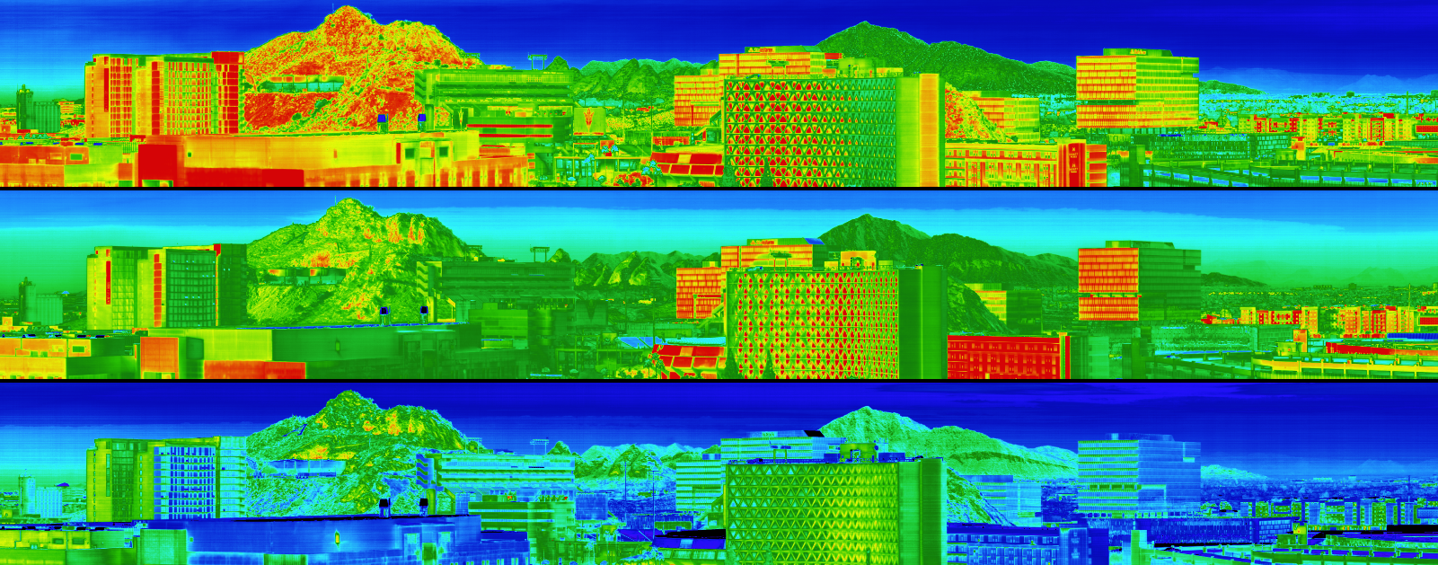 E-themis colored image of A Mountain