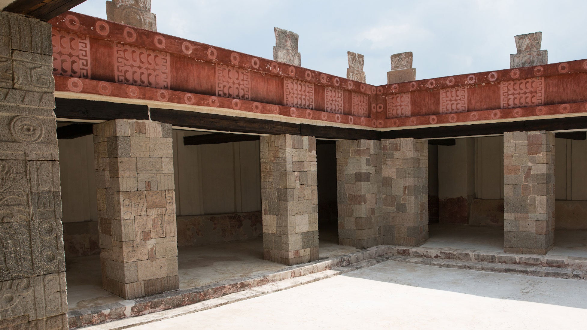 Patio of the Palace of Quetzalpapalotl at Teotihuacan