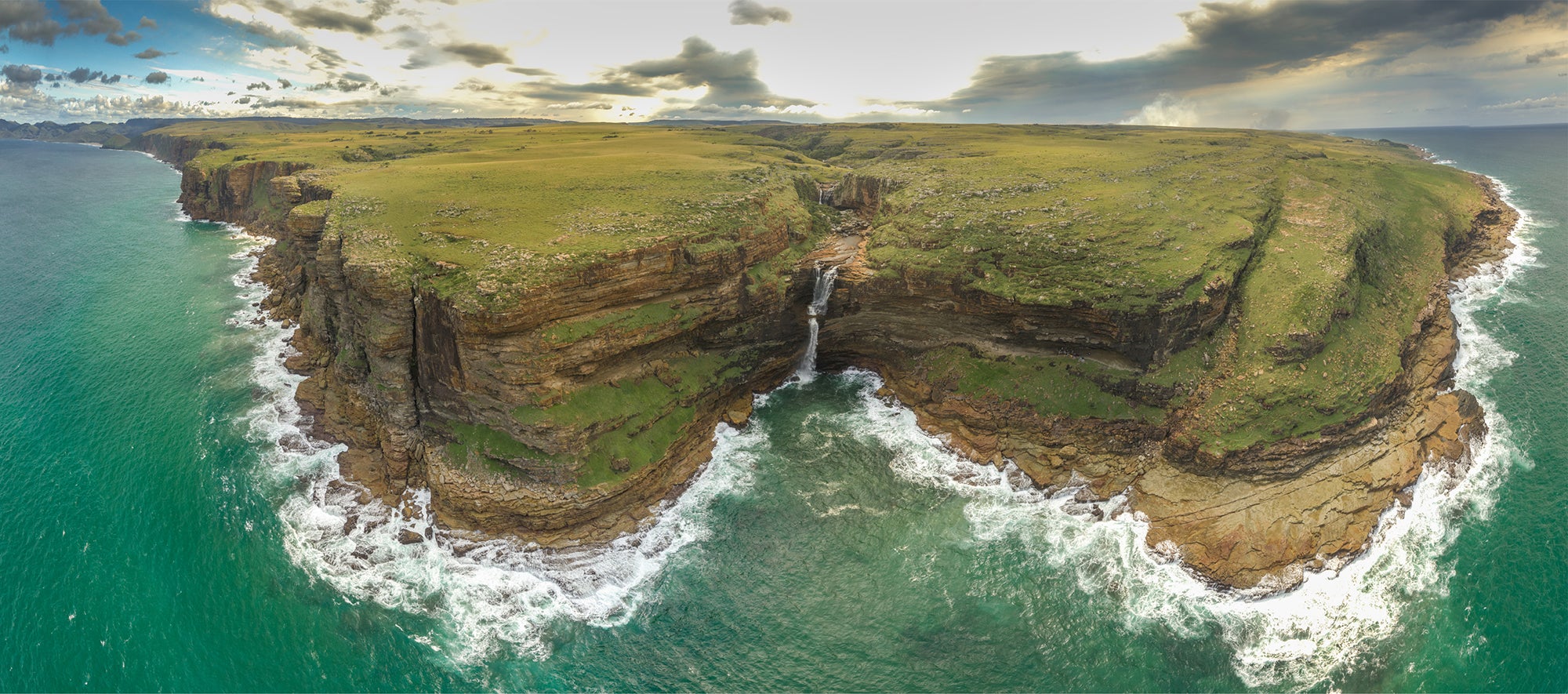 rock shelter on the Indian Ocean