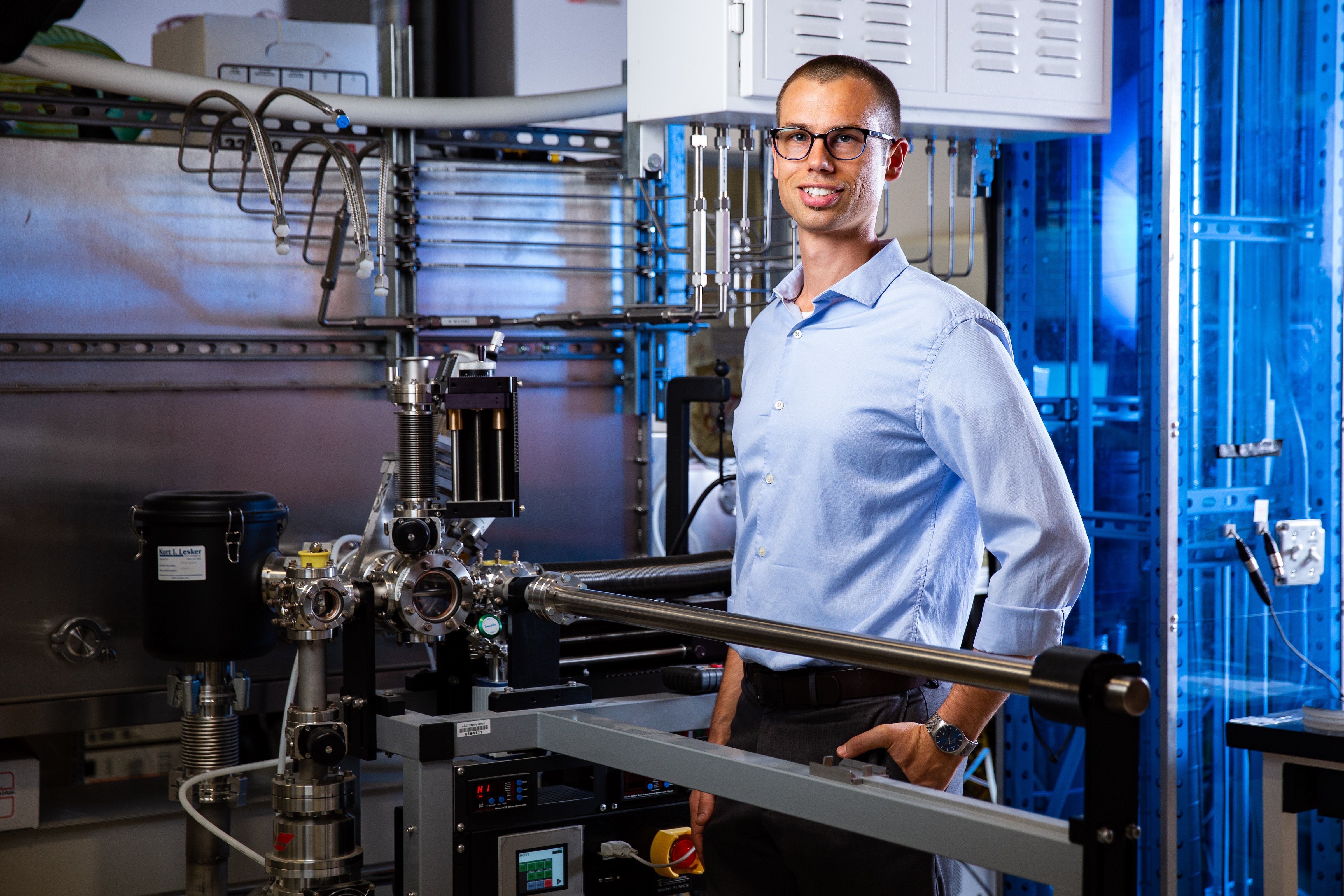 portrait of man in lab